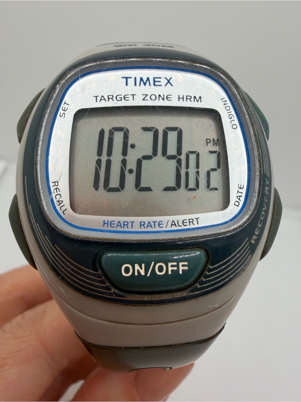 Timex Target Zone HRM Digital Sport Watch - Dark Green & Gray